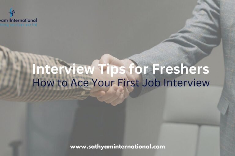 Interview Tips for Freshers How to Ace Your First Job Interview